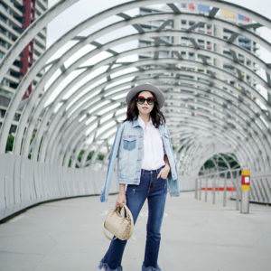 STREET STYLING WHILE TRAVELING WITH DENIM