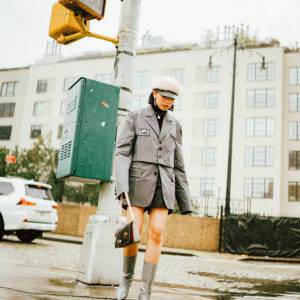 ARMY-INSPIRED TREND FEATURING NEW YORK RAINY DAYS