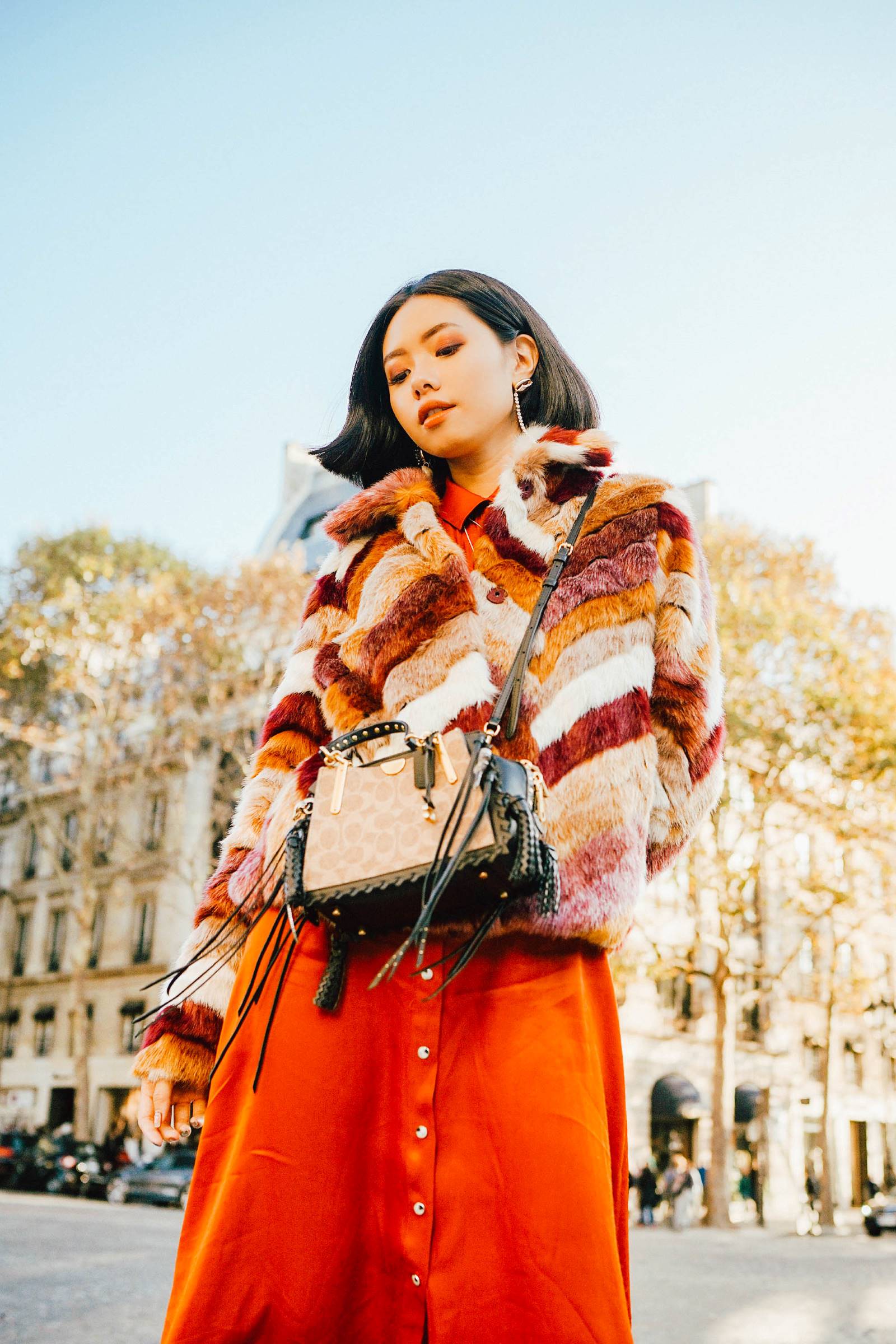 AN OUTERWEAR TO TRY THIS WINTER: COLORFUL FUR - Olivia Lazuardy